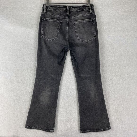 Frame Jeans Womens Size 2 (29x25.5) Gray Le One Crop Mini Boot Stretch Denim - Picture 6 of 15